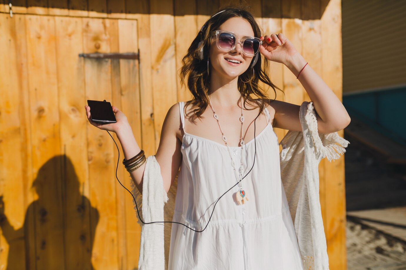 White Dress Pop with Accessories